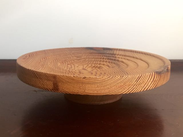 Vintage Cake Stands Southern Table Low Wooden 8 1 2