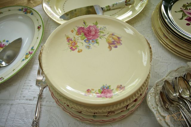 Southern Vintage Table Vintage China Rental NC