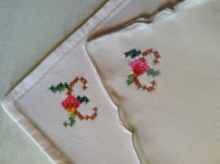 Vintage Embroidered Napkins