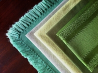 Assorted Vintage Green Napkins