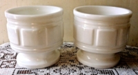 Vintage Milk Glass Compotes