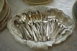 Vintage Flatware on Buffet