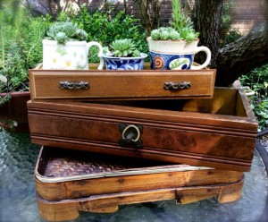 Vintage Wooden Trays/Baskets