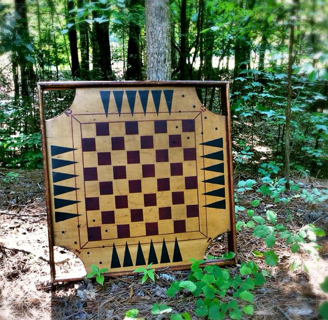 vintage wooden game boards