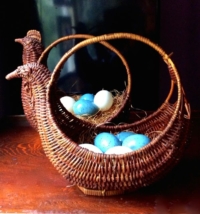 Vintage Rooster Baskets