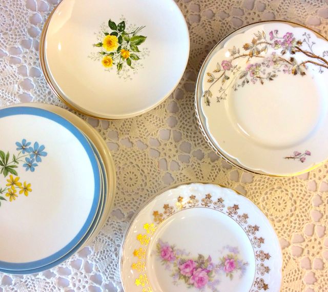 Southern Vintage Table Vintage China Rental NC