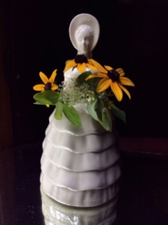 Vintage Girl Vase