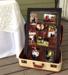 Vintage Suitcase Photo Display