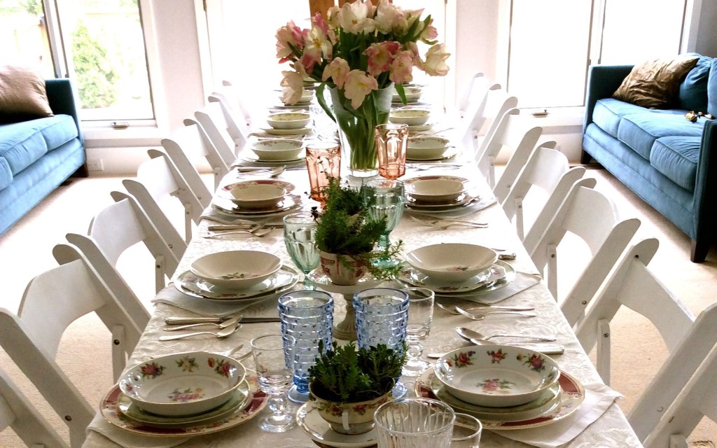 Southern Vintage Table Vintage China Rental NC