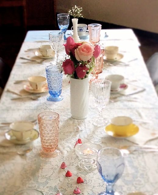 Southern Vintage Table Vintage China Rental NC