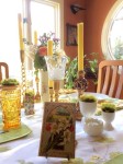 Vintage Easter Table