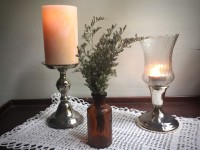 Vintage Peg Candle Holders