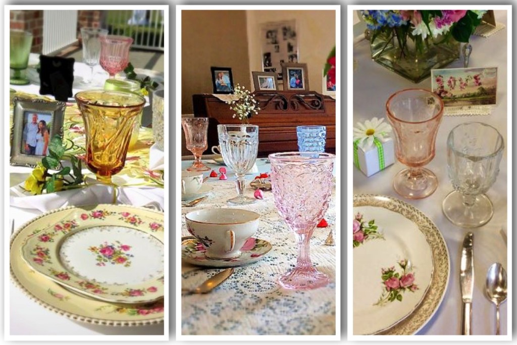 Southern Vintage Table Vintage China Rental NC