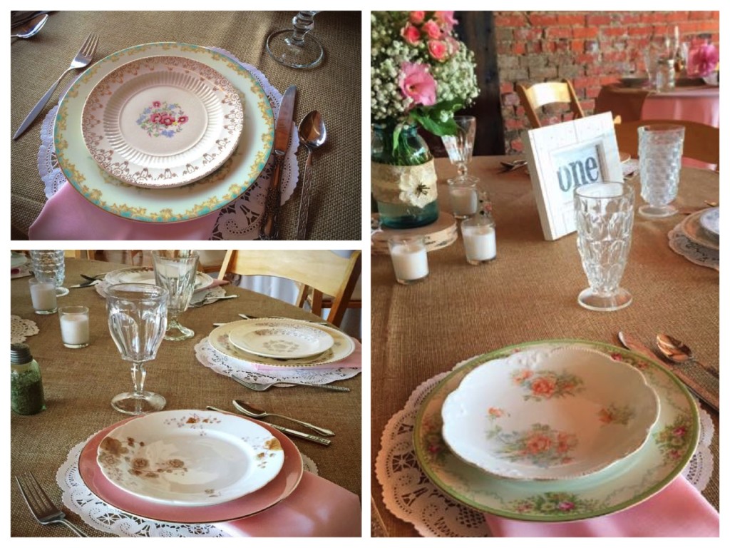 Southern Vintage Table Vintage China Rental NC