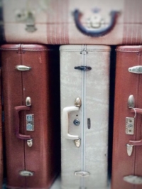 Vintage Brown Suitcases
