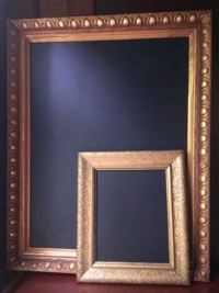 Gold Blackboard Frames