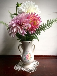 Vintage Vase with Bouquet