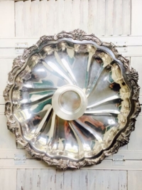 Vintage Silverplate Chip Tray