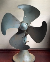 Vintage Teal Fan