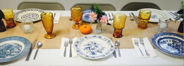 Southern Vintage Table Vintage China Rental NC