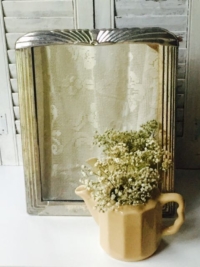 Vintage Silverplate Mirror