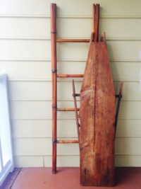 Vintage Ladder and Ironing Board