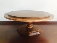 Vintage Round Wooded Cake Stand