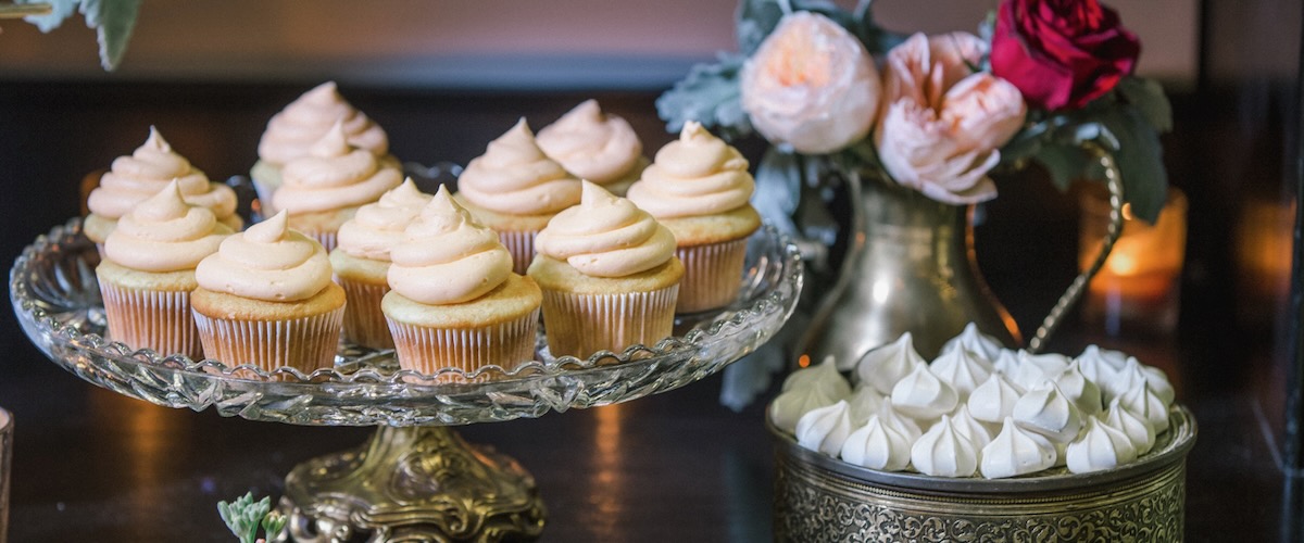 Vintage Cake Stands at Royal Banquet