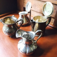 Vintage Silverplate Creamers and Sugars