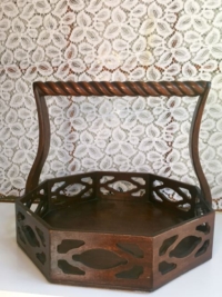 Vintage Wooden Tray/Basket