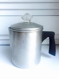 Vintage Aluminum Coffee Pot