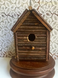 Vintage Stick Birdhouse