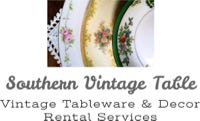 Southern Vintage Table Vintage China Rental NC