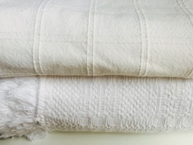Heavy Cotton - White Tablecloths (Top to Bottom)