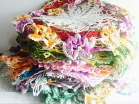 Vintage Colored Doilies