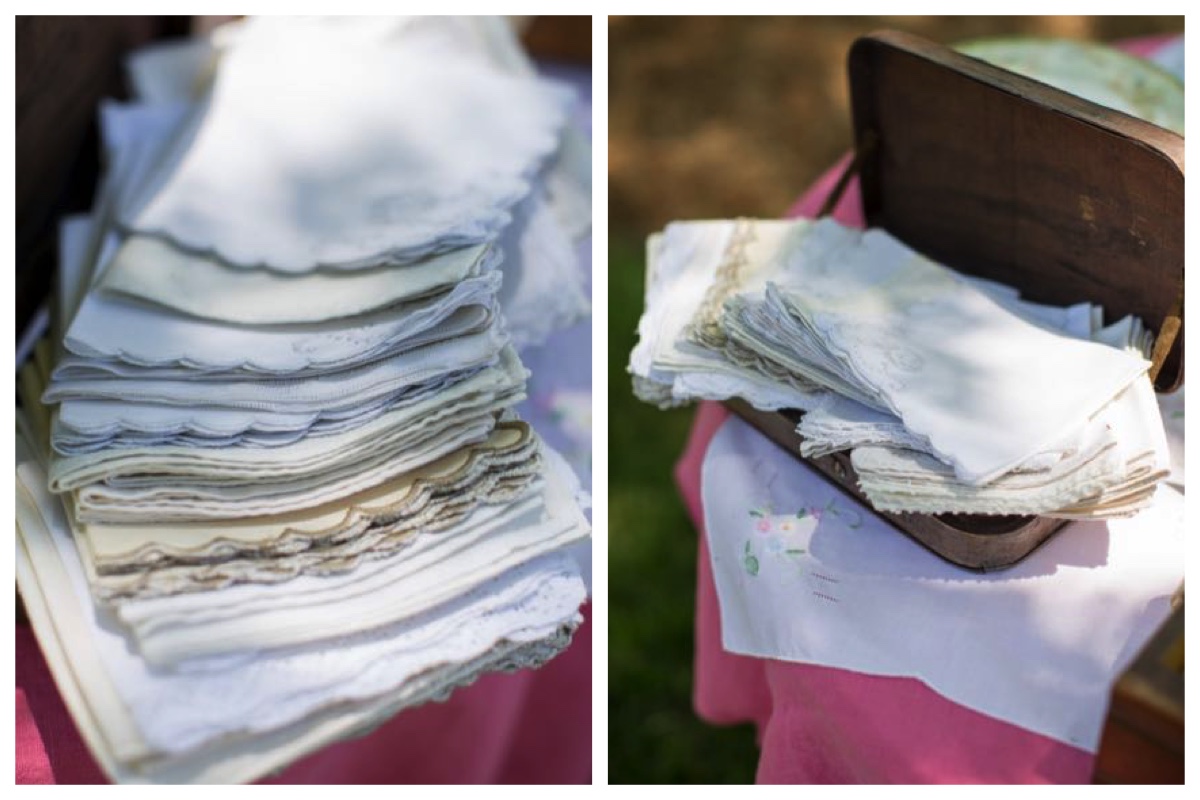 Vintage Napkins at Southern Vintage Table