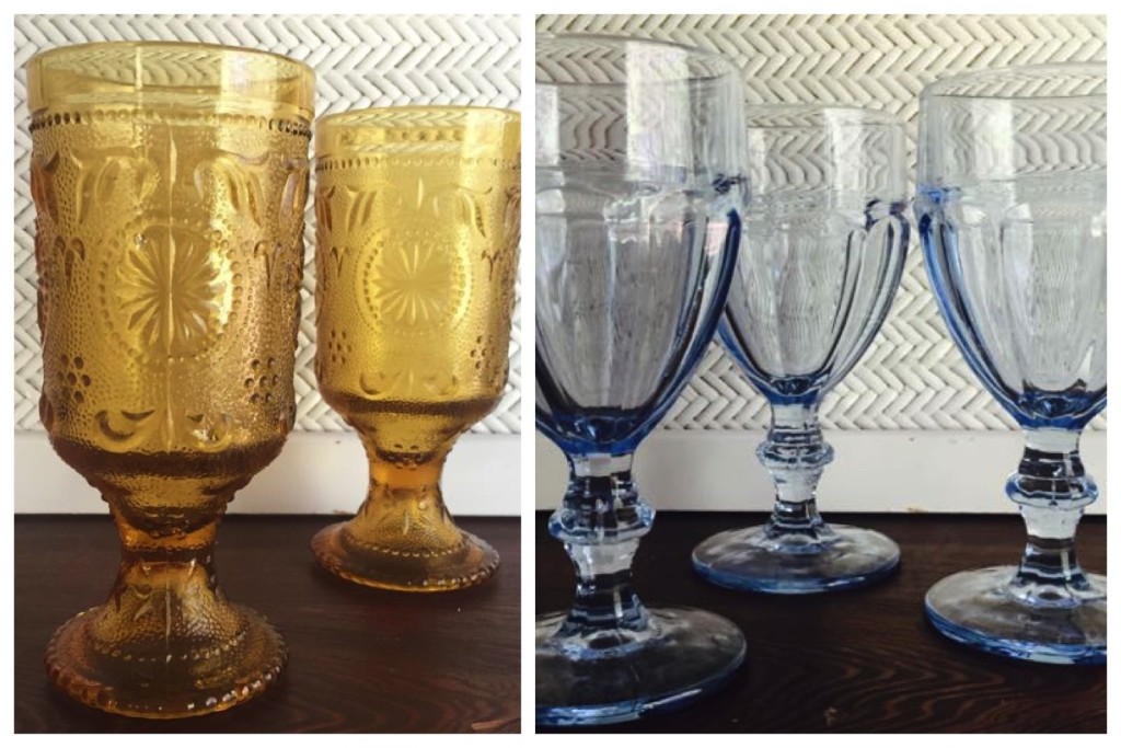 Southern Vintage Table Vintage Goblets