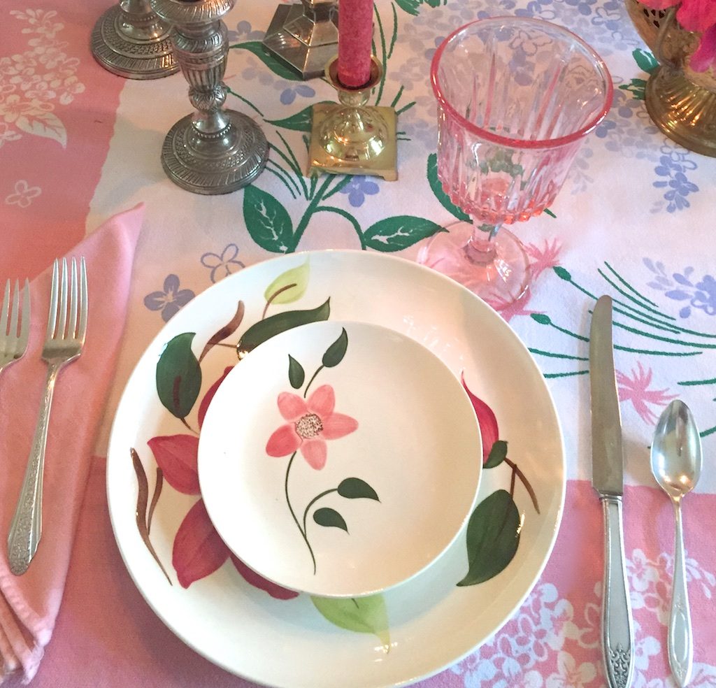 Southern Vintage Table Vintage China Rental NC