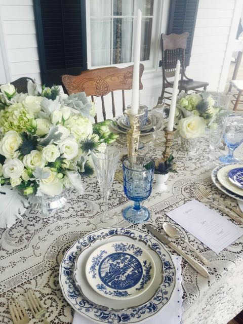 Southern Vintage Table Vintage China Rental NC