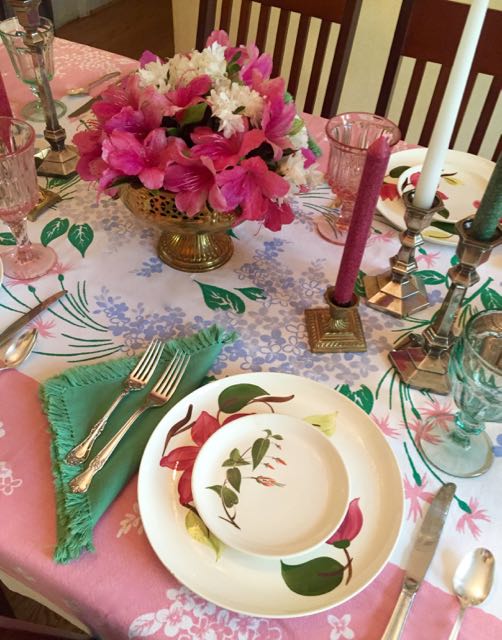 Southern Vintage Table Vintage China Rental NC