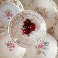 Vintage Berry Bowls