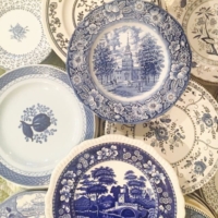 Vintage Blue &amp; White China Patterns