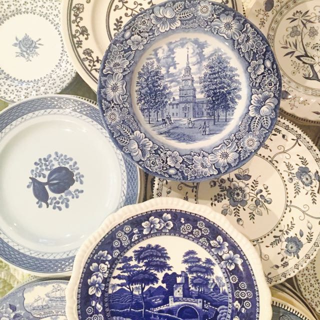 Vintage Blue & White China Patterns