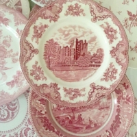 Vintage Red and White China Patterns