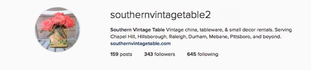 Southern Vintage Table Instagram 