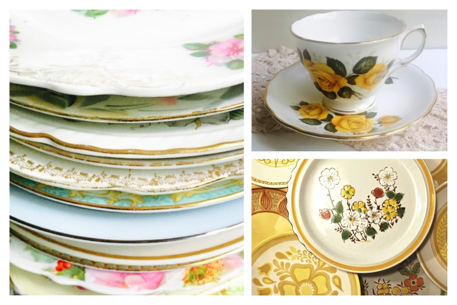 Southern Vintage Table Vintage China Rental NC