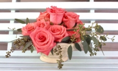 Vintage Compote with Roses