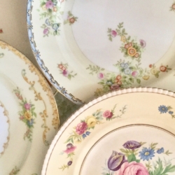 Elegant Vintage Plates