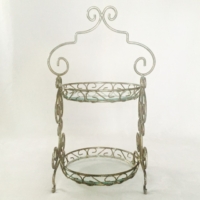 Vintage Gold Two Tiered Stand