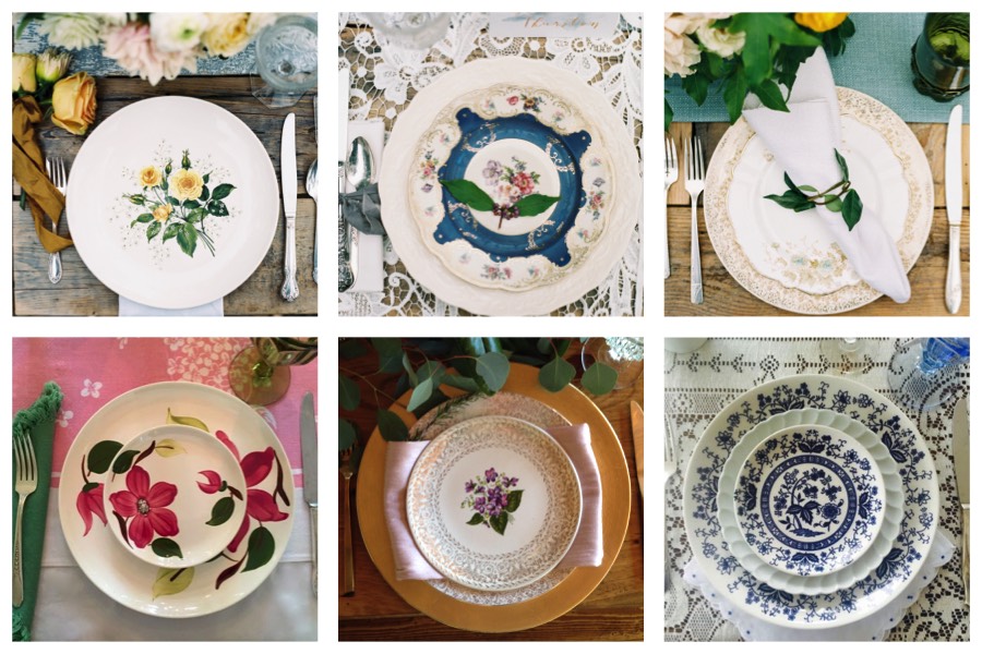 Southern Vintage Table Vintage China Rental NC